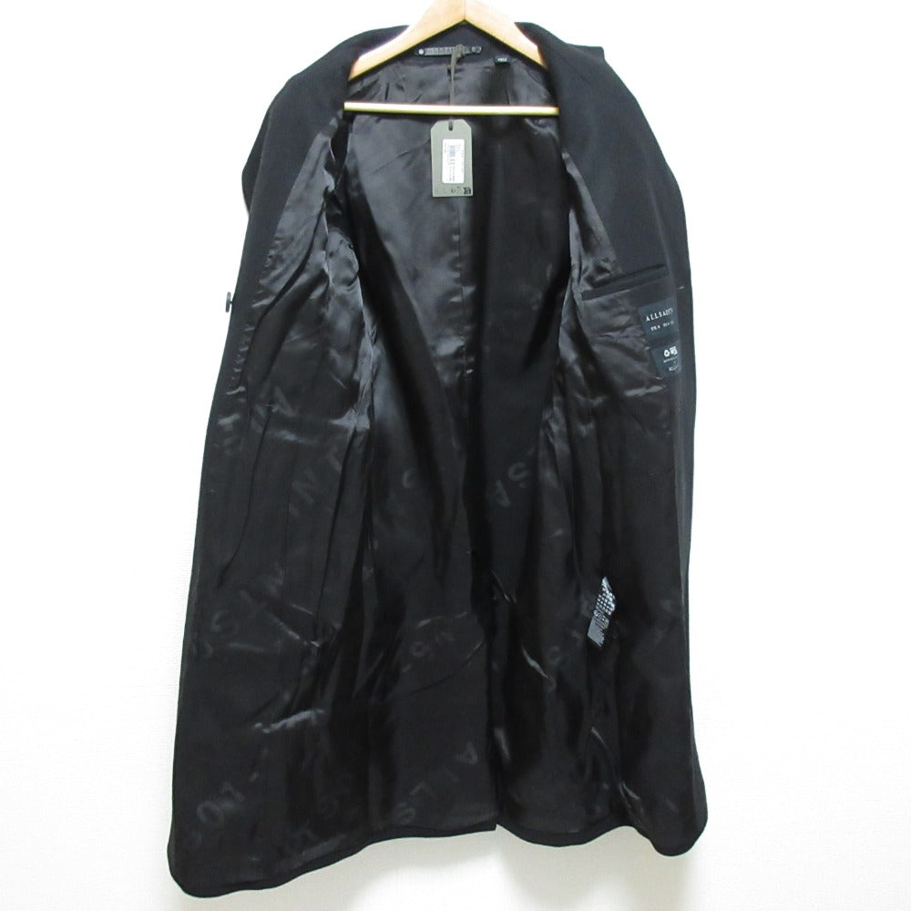 オールセインツ SIDNEY LEA ウールカシミヤレザーコート