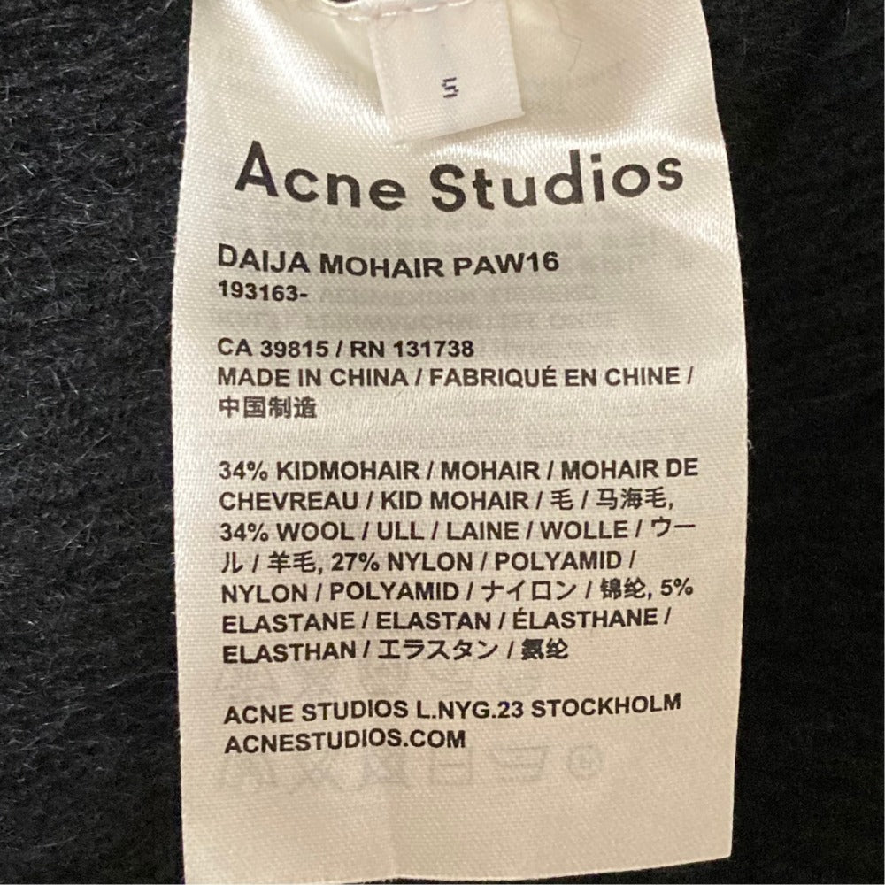 アクネストゥディオズ モヘアハイネックワンピース