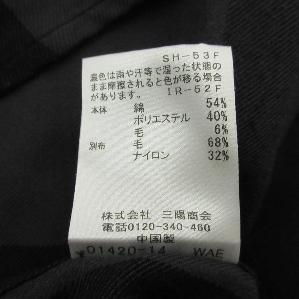ブルーレーベルクレストブリッジ ブロックチェッククレリックシャツ