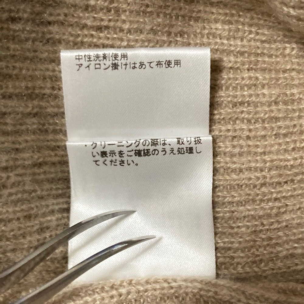 ウィムガゼット カシミア100%ボートネックプルオーバーニット