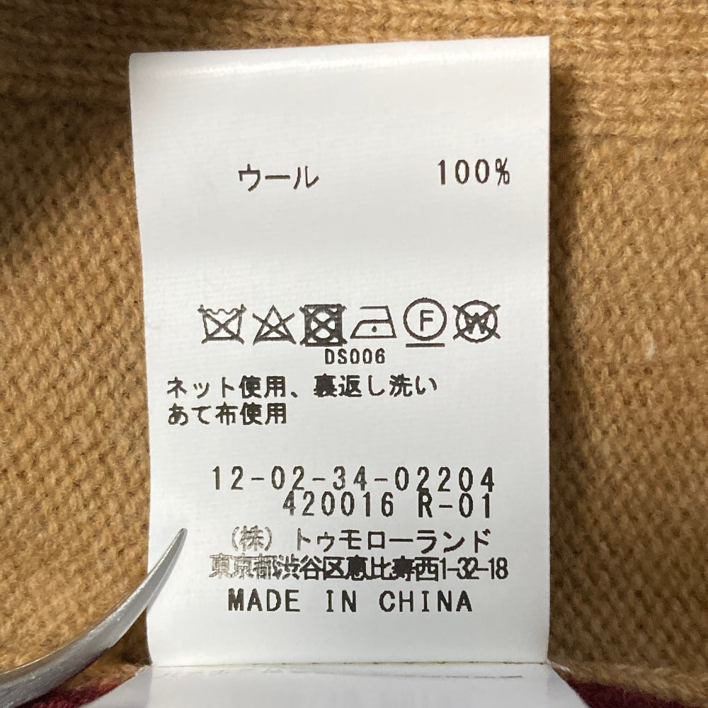 マカフィー NZ LAMB Vネックカーディガンニット