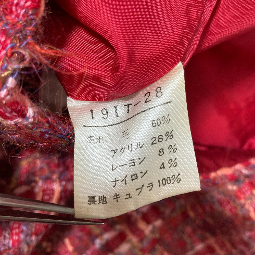 インゲボルグ ツイードノーカラージャケットスカートセット