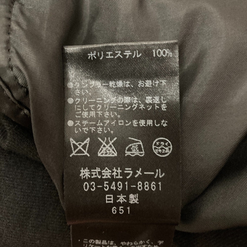 ランバンオンブルー イタリア製生地ウールブレンドワンピース