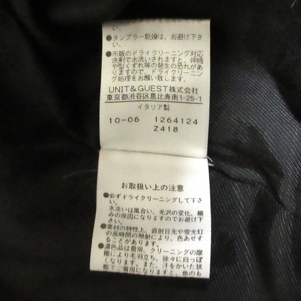 ステラマッカートニー チェックモヘヤノーカラーコート