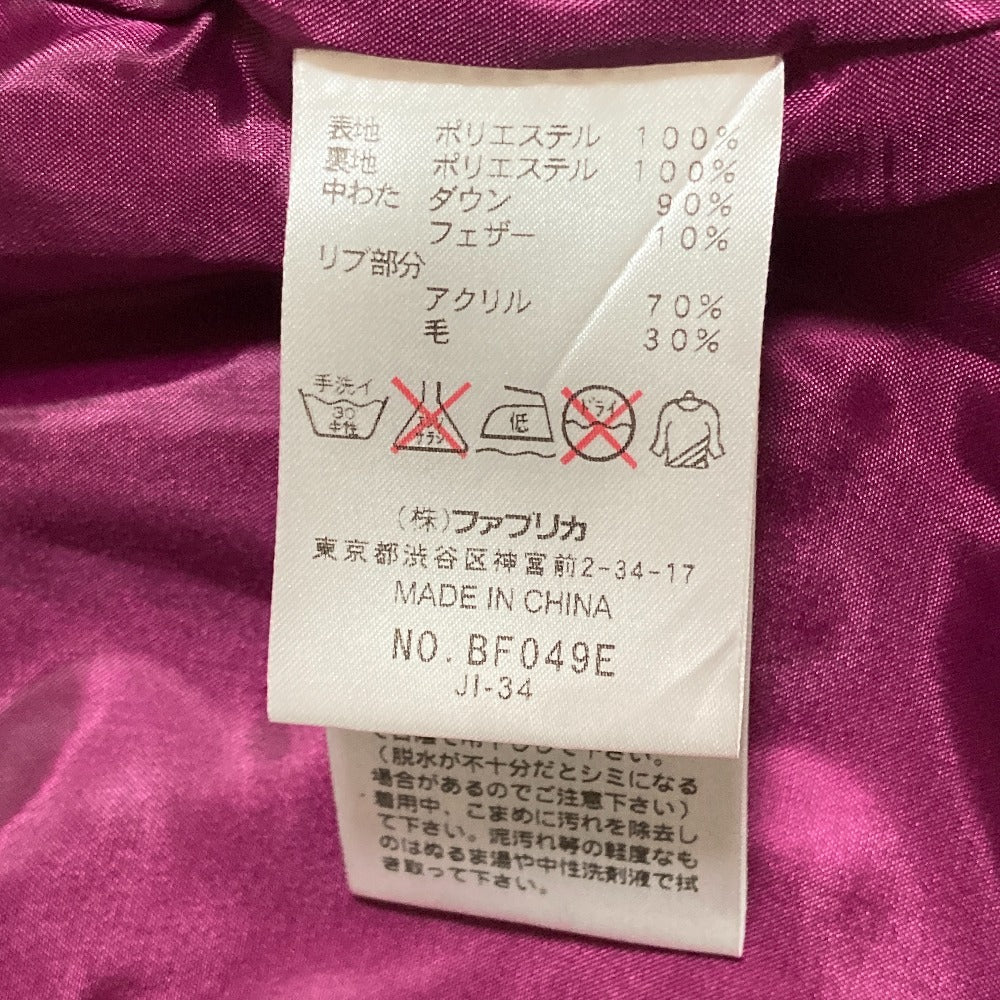 ラコステ チェックフード付きダウンベスト