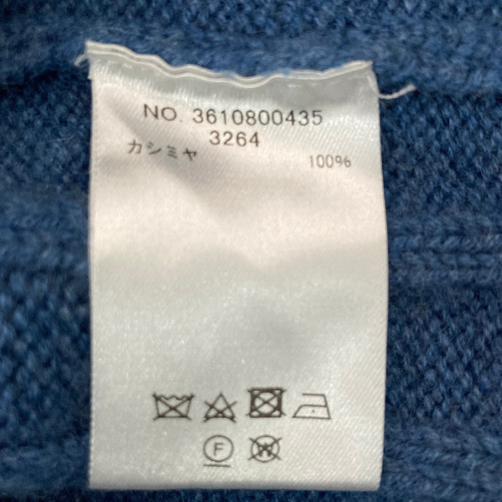 エブール Low Gauge Cashmere タートルネックセーター