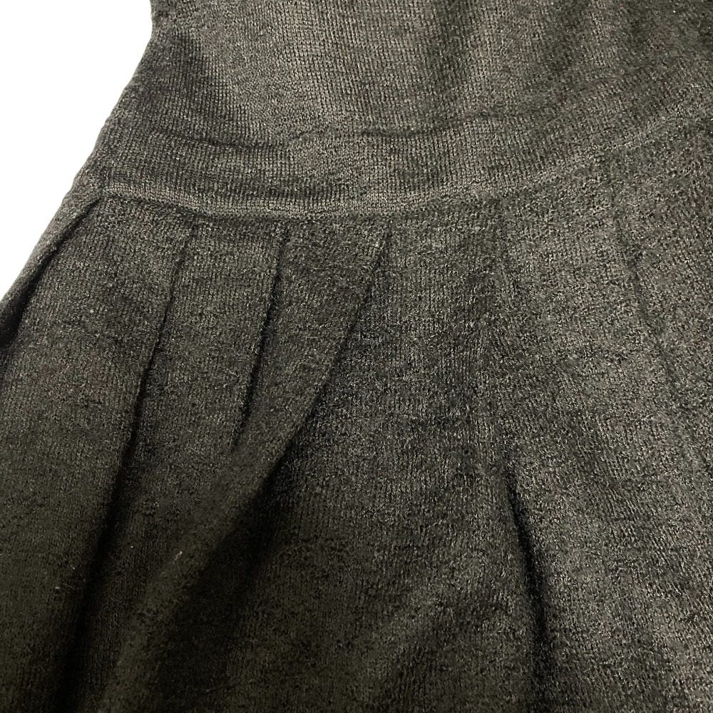 シャネル フェイクパール モヘアカシミヤニットワンピース