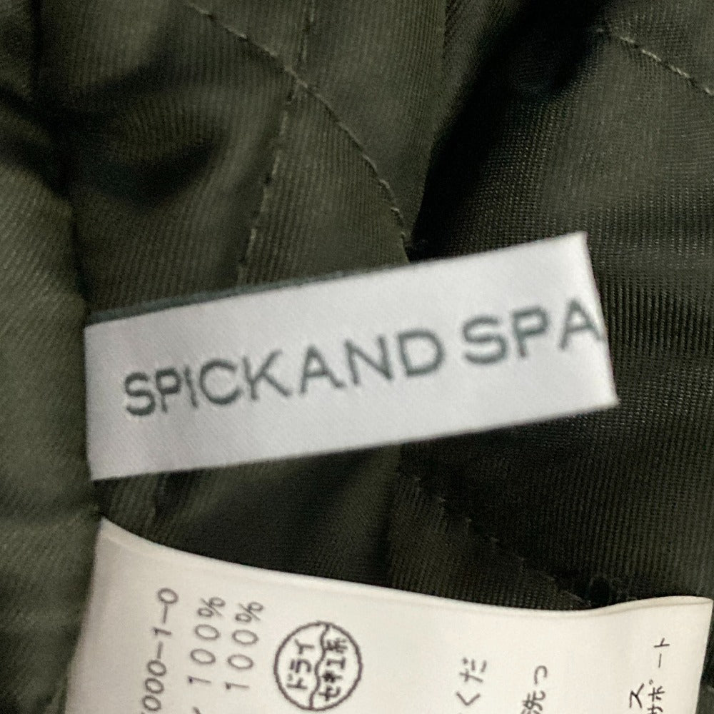 スピックアンドスパン ファーカラーライナー付きミリタリーポンチョケープ
