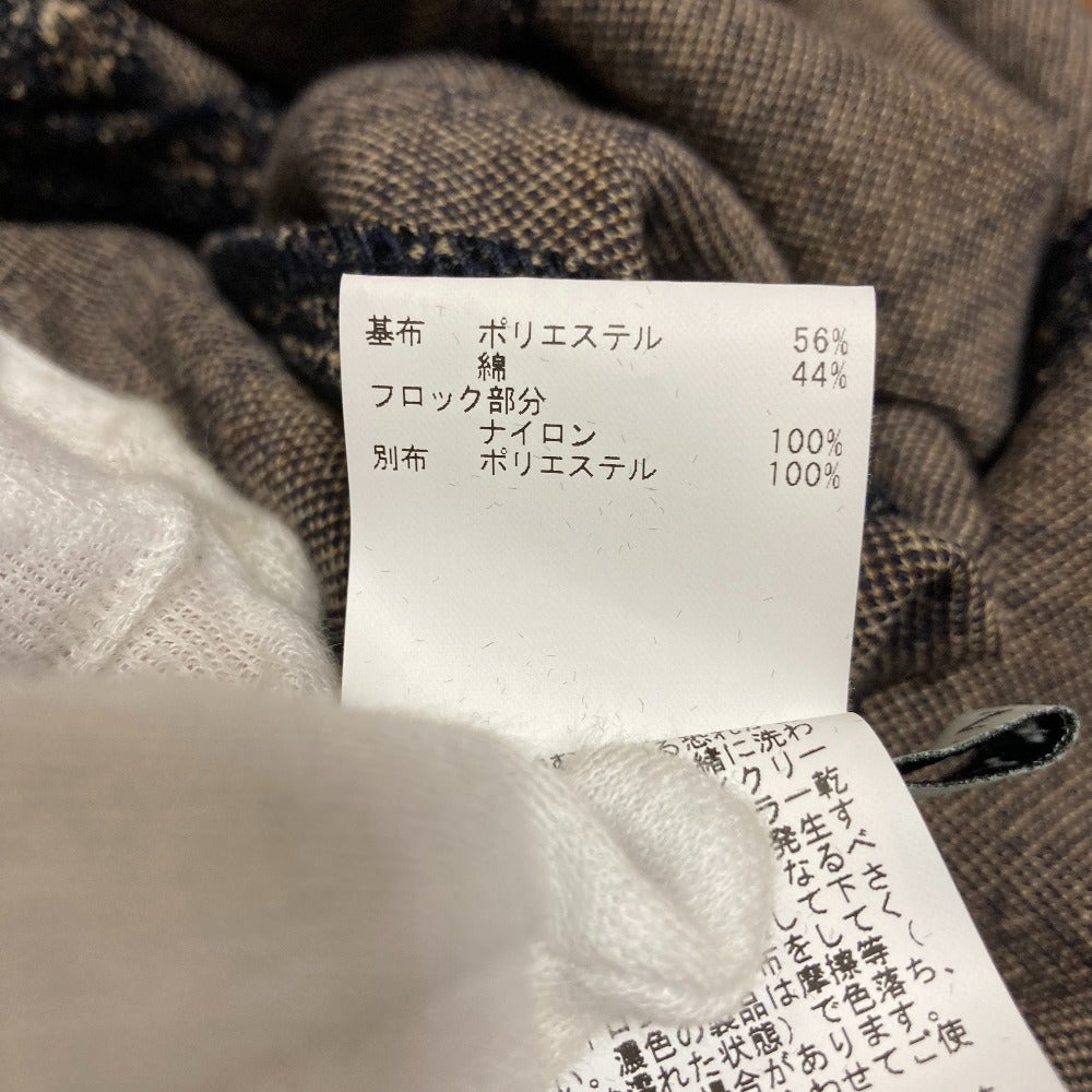 アナイ フロッキーチェックジャージーワンピース