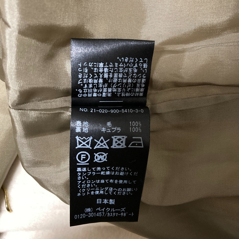 イエナ ラムウールノーカラーコート