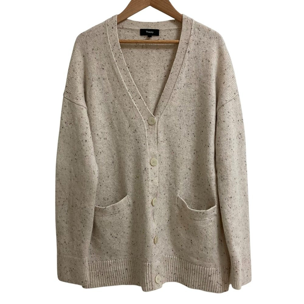 セオリー WOOLCASH DONEGAL ウールカシミヤカーディガン