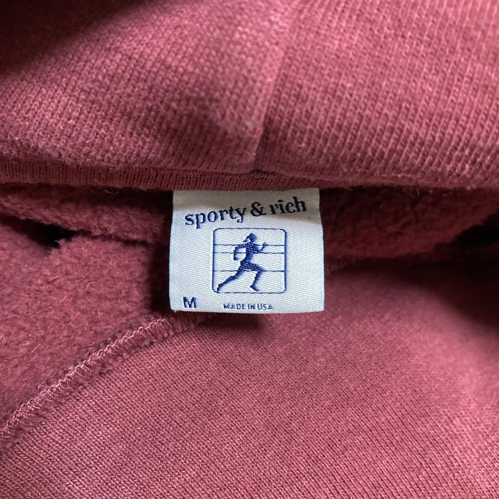 スポーティーアンドリッチ SERIF LOGO コットンパーカー