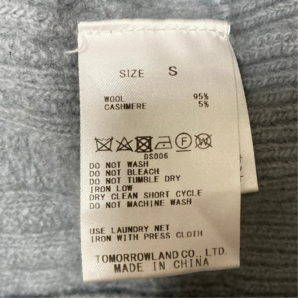 バッカ ウールカシミアショートニット
