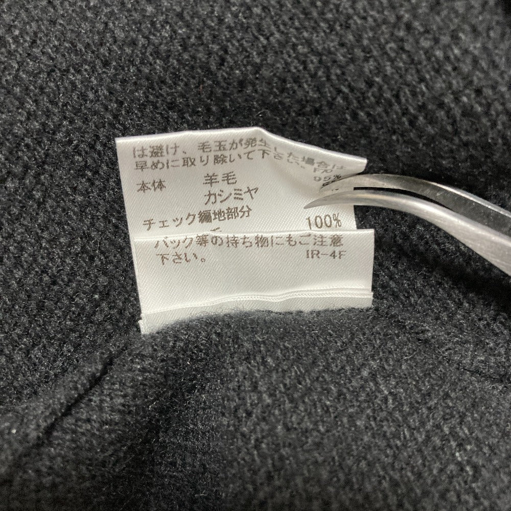 バーバリー チェック裏地カシミヤブレンドニットセーター