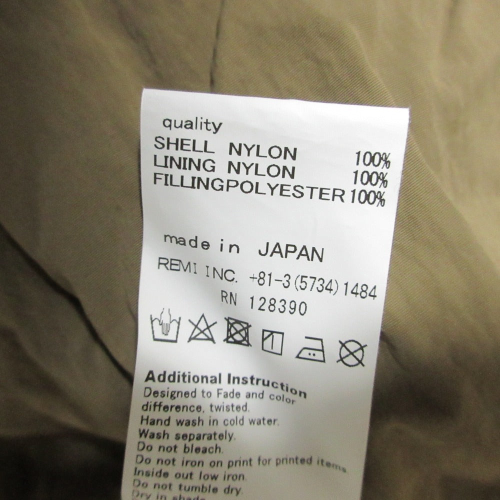 レミレリーフ Zip up 2wayブルゾン