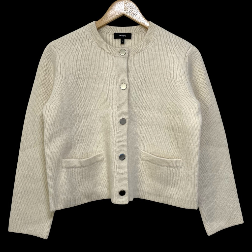 セオリー FELTED WOOL CASH CLASSIC ニットジャケット ウールカーディガン