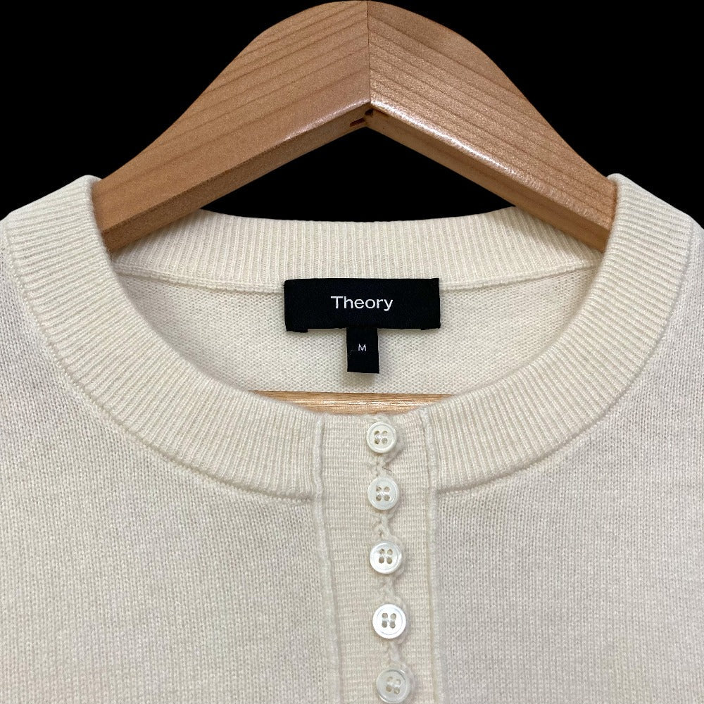 セオリー CASHMERE BTN PLKT HENLEY カシミヤニット