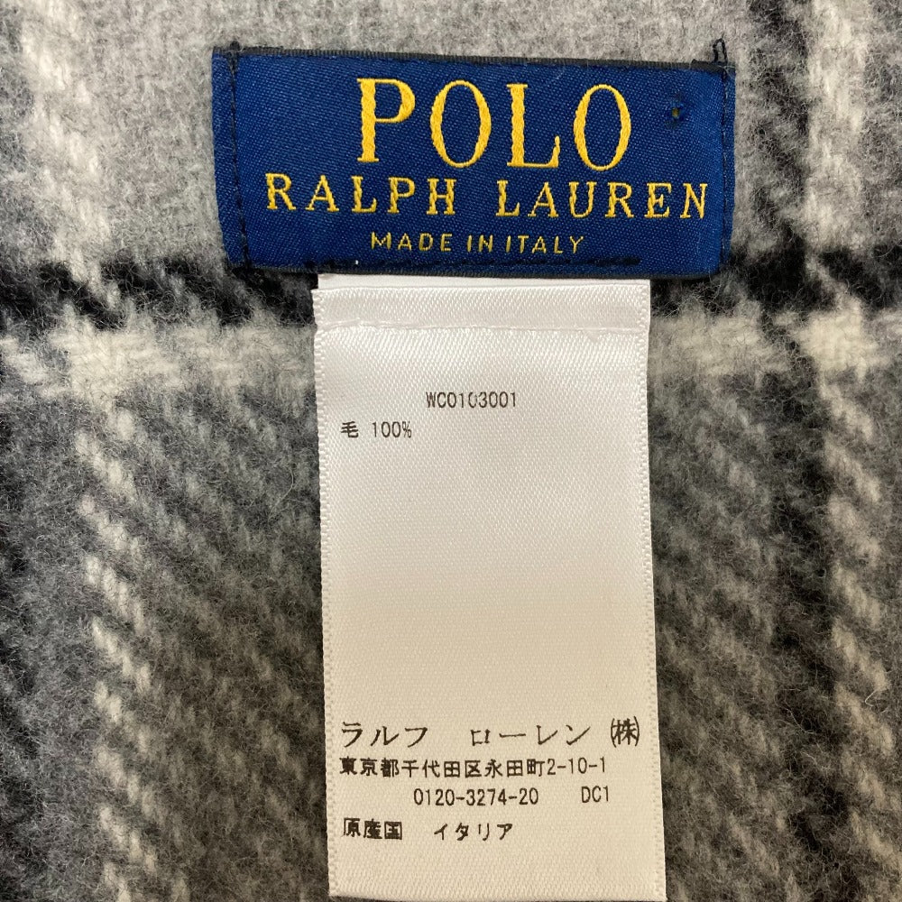ポロラルフローレン ポニー刺繍ウールマフラー