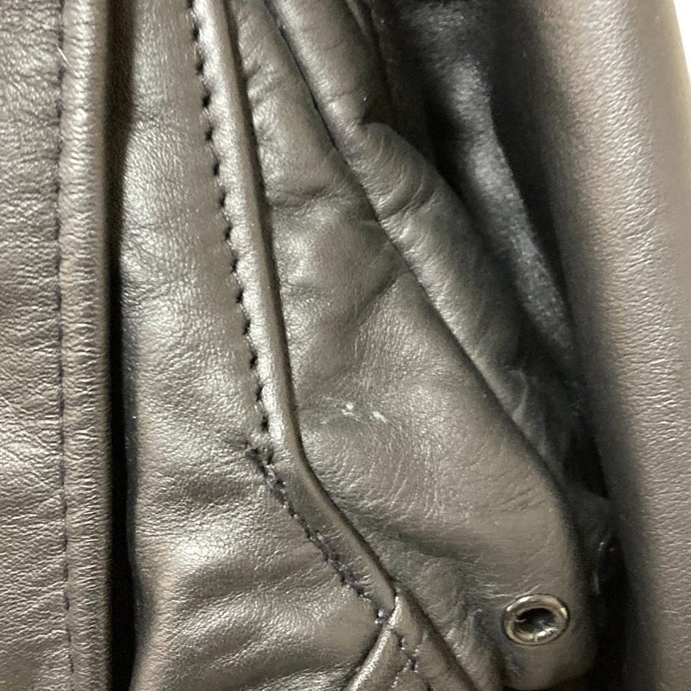 ショット 641レザーシングルライダースジャケットライナー付き