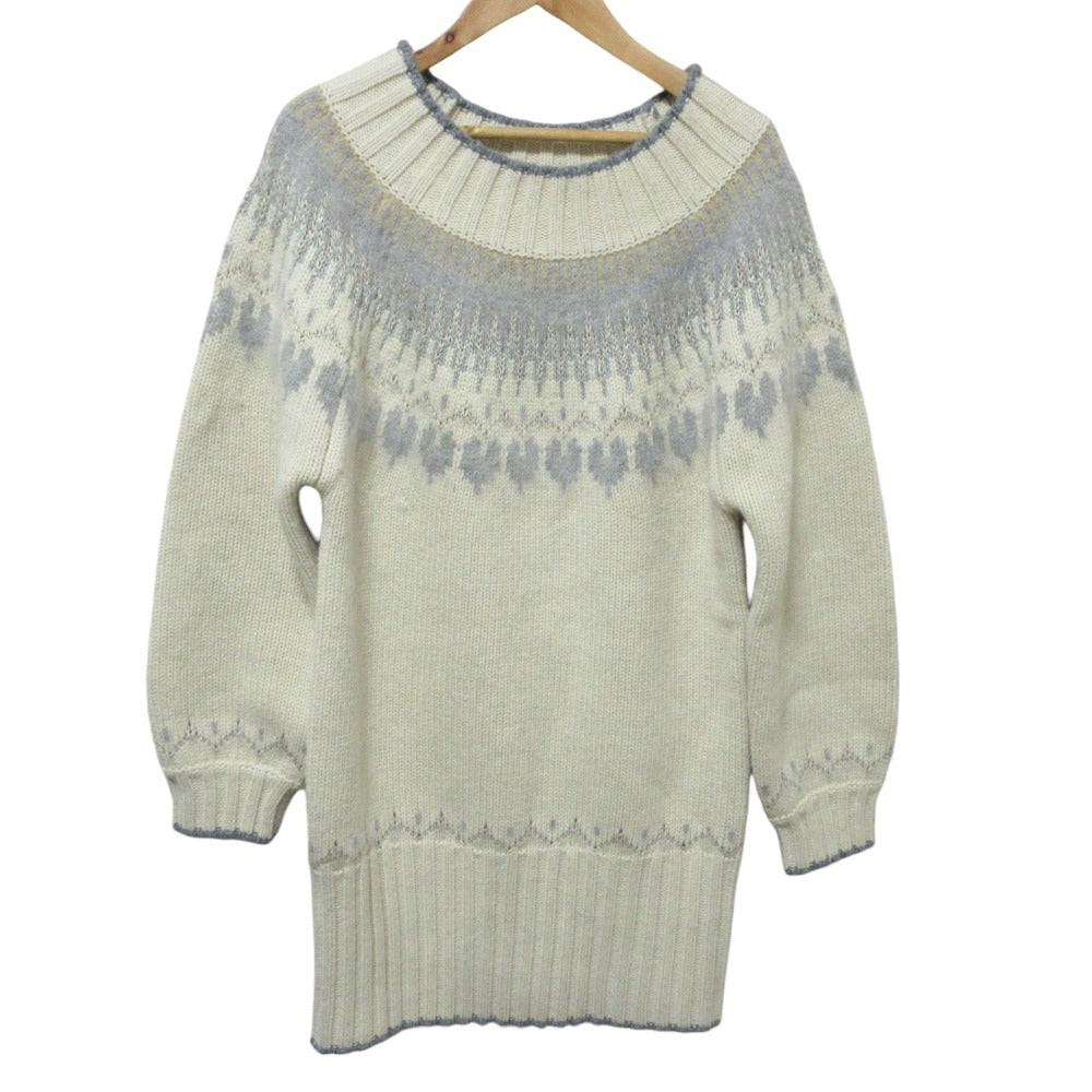 ハーリップトゥ Heart Fair Isle Knit ミニワンピース