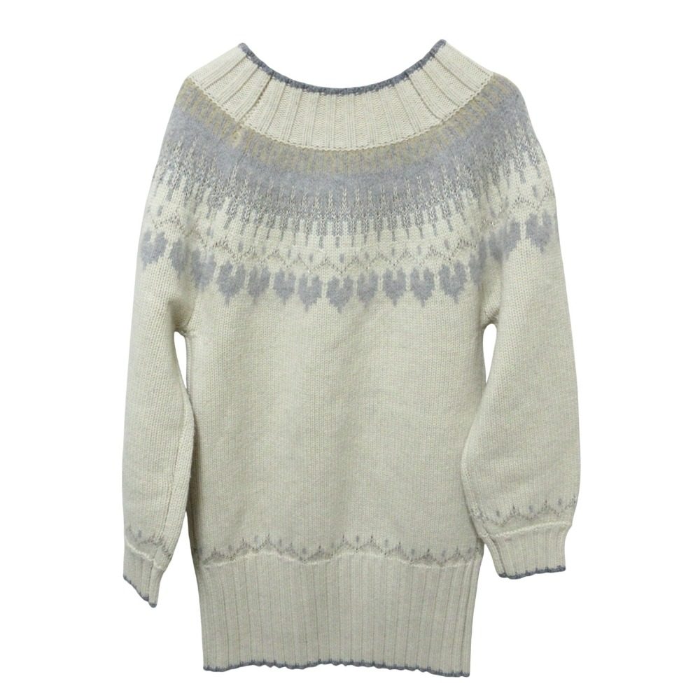 ハーリップトゥ Heart Fair Isle Knit ミニワンピース