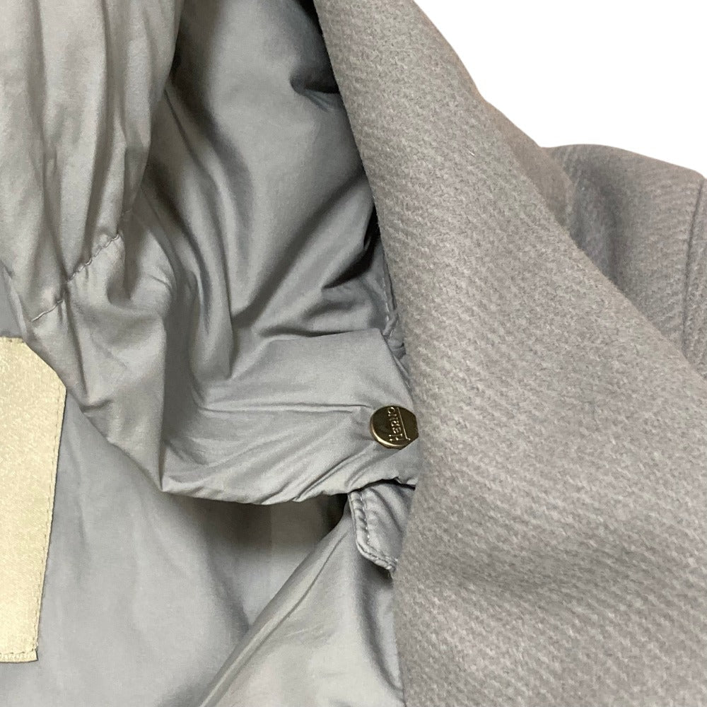 ヘルノ DIAGONAL WOOL AND NUAGE パーカーコート