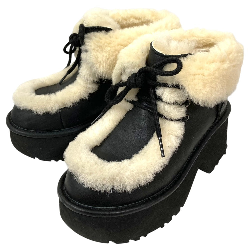 アグ ESMEE LEATHER レースアップブーツ
