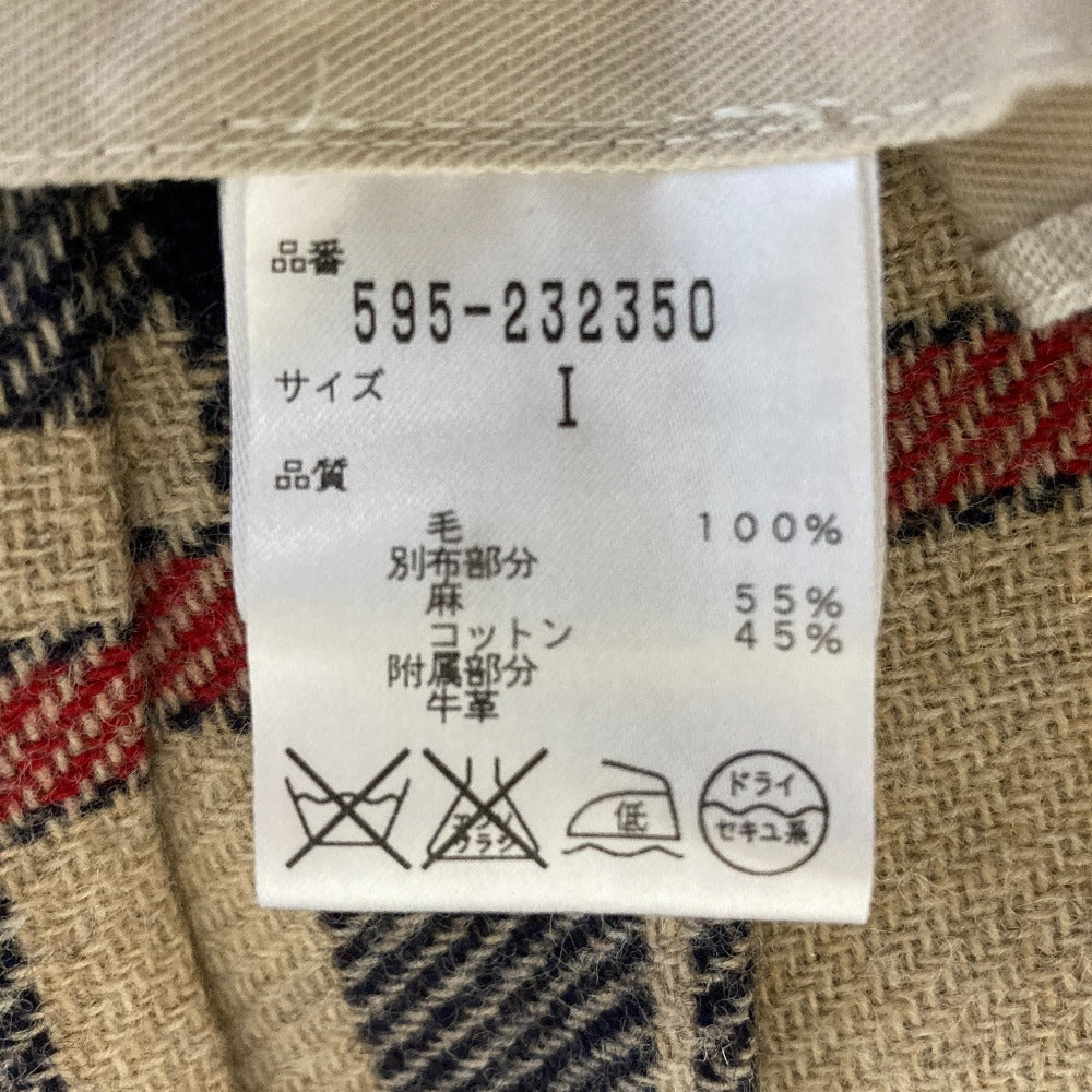 マーガレットハウエル ウールプリーツスカート