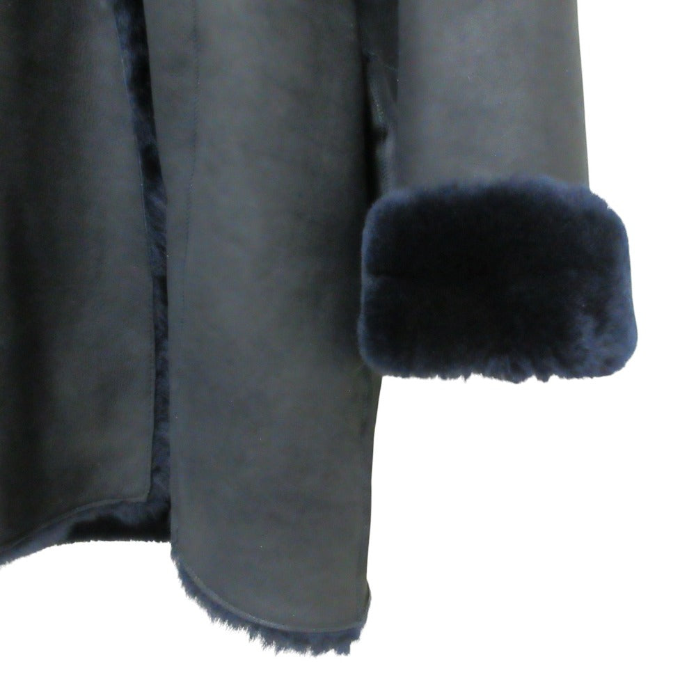 セオリー SILKY NAPPALAN CLAIRENE F ムートンリバーシブルコート