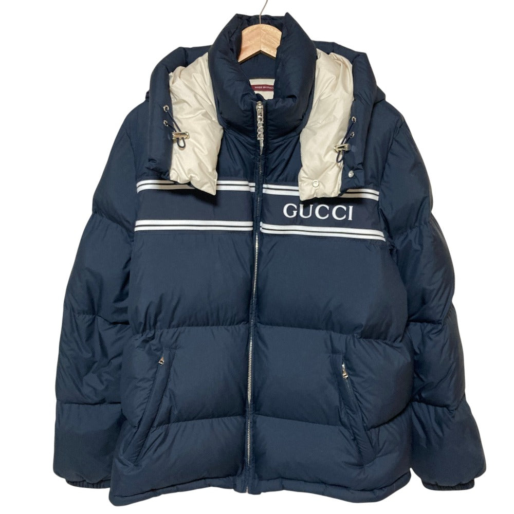 グッチ LOGO HOODED DOWN JACKETS ダウンジャケット