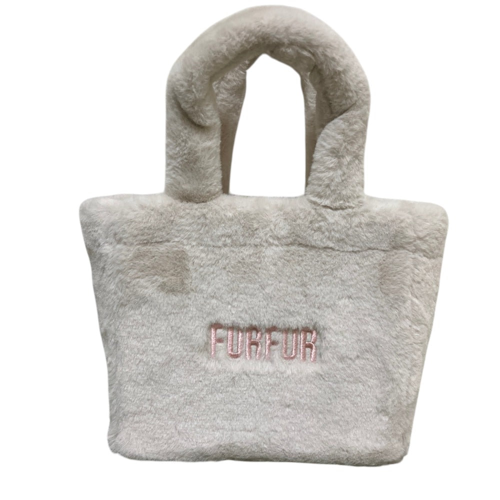 ファーファー エコファーハンドバッグ
