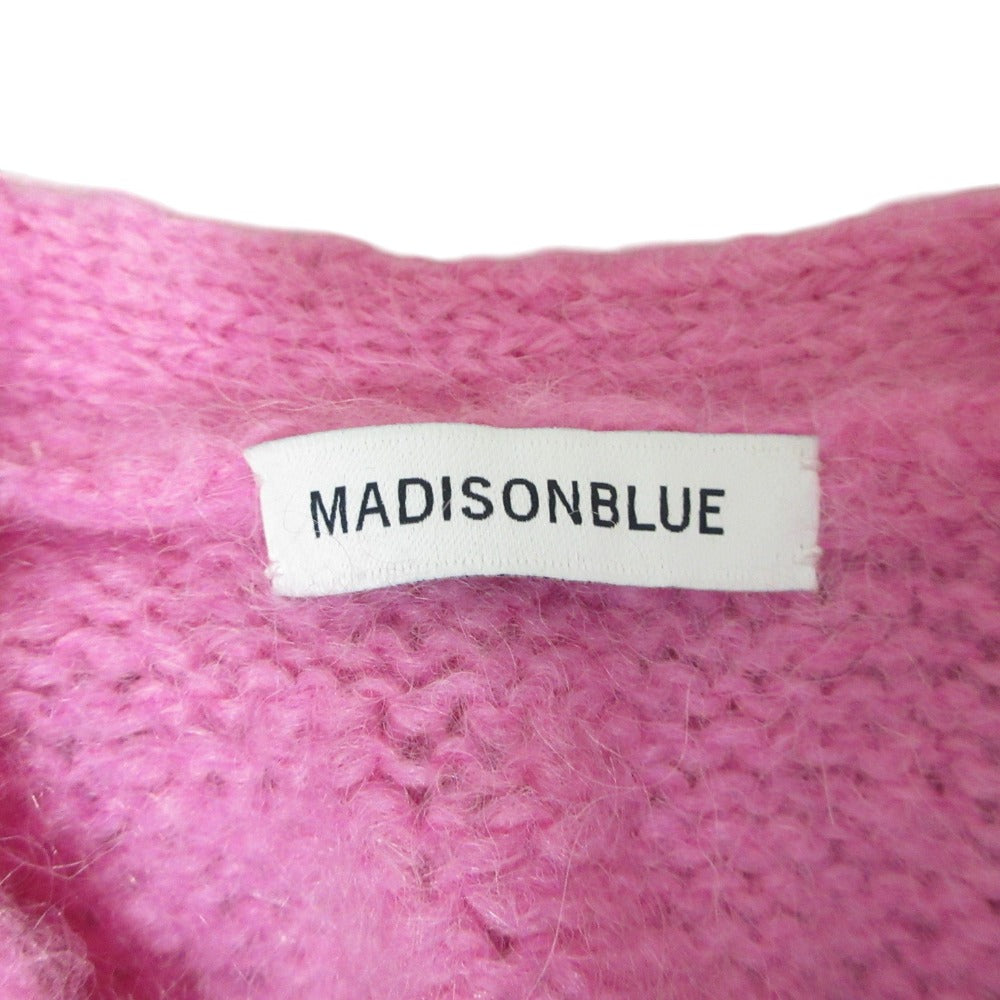 マディソンブルー LOOSE BIG V CD MOHAIRニットカーディガン