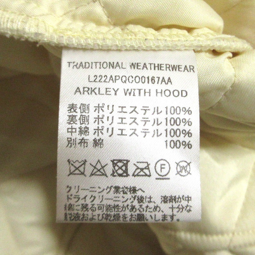 トラディショナルウェザーウェア ARKLEY WITH HOOD キルティングコート