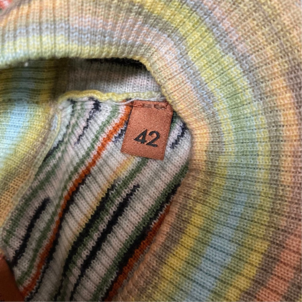 ミッソーニ リブニットカットソー