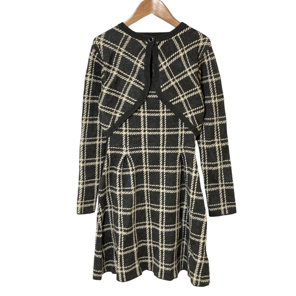 ハーリップトゥ Pantheon Checked Knit Dress ワンピース