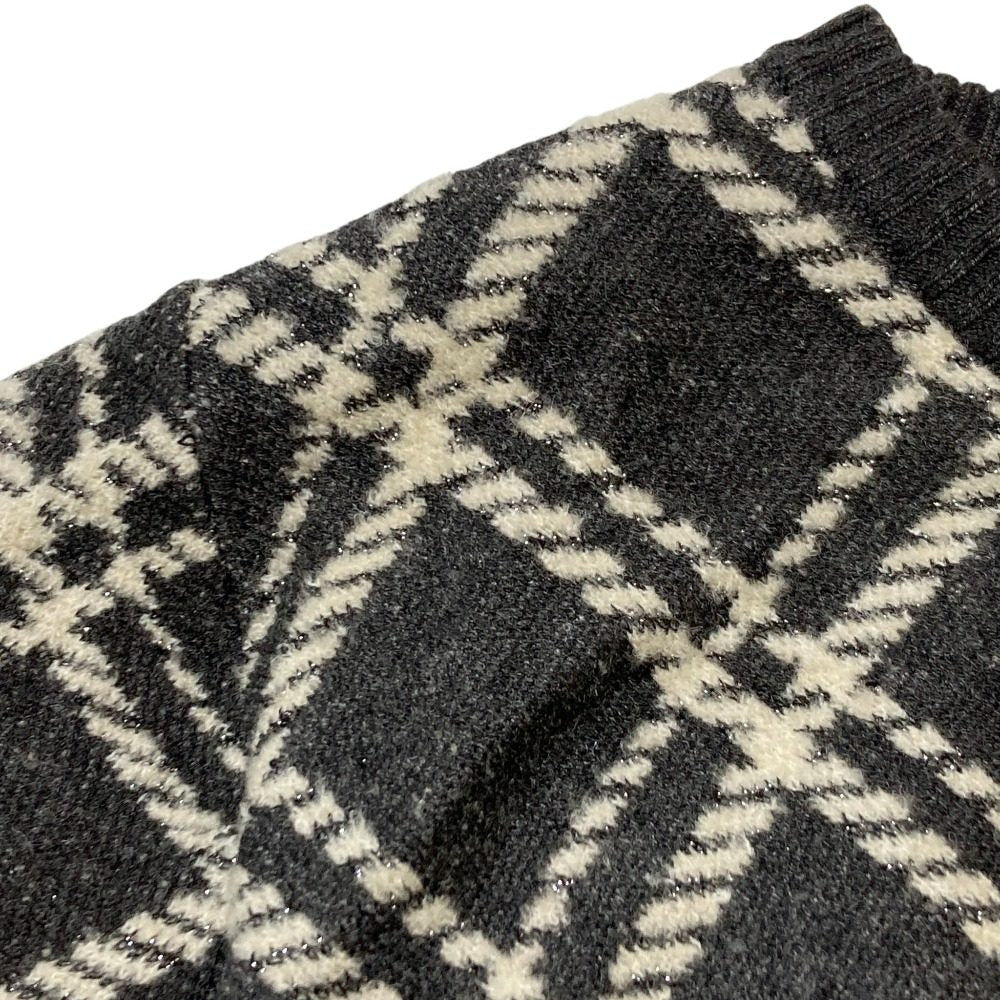 ハーリップトゥ Pantheon Checked Knit Dress ワンピース