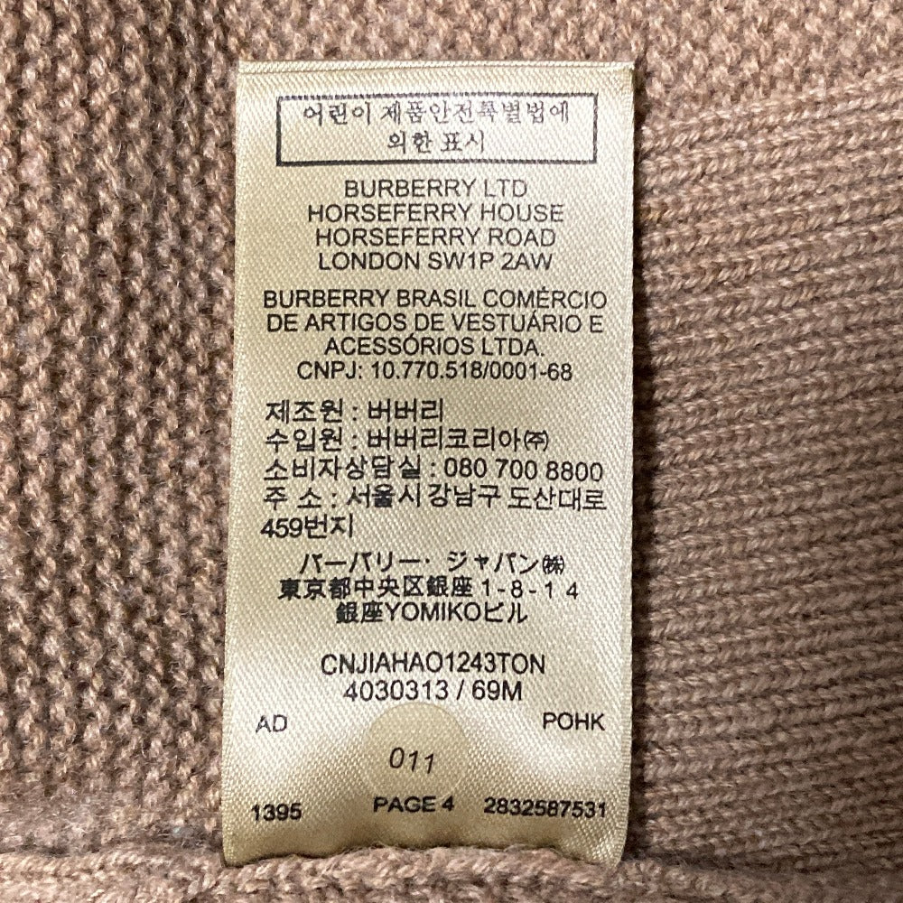 バーバリー カシミヤブレンドウールニットセーター