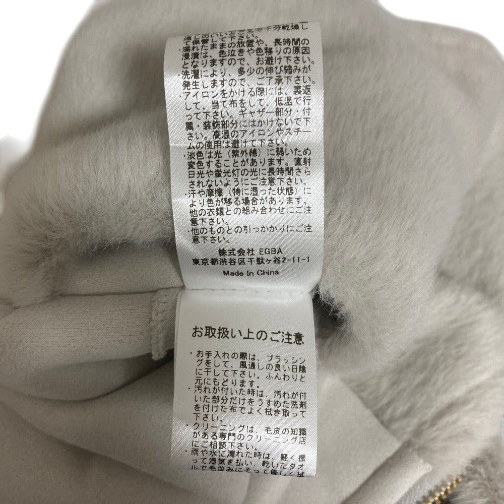 コヒナ フェイクムートンフーディコート