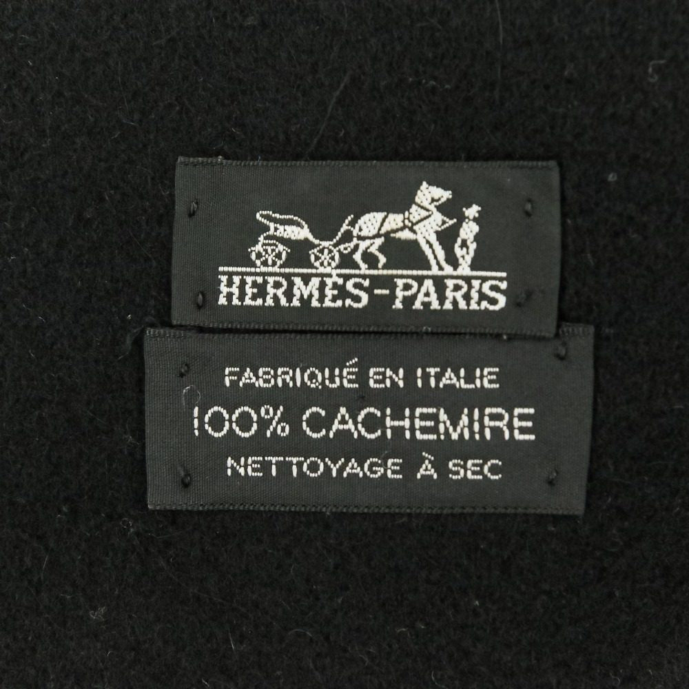 エルメス カシミアフリンジストール