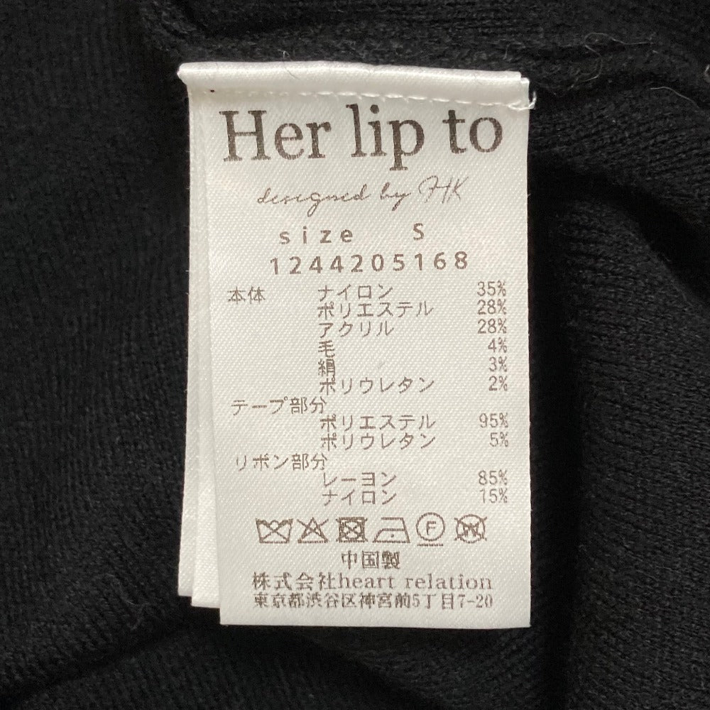 ハーリップトゥ Simone Knit ミニワンピース