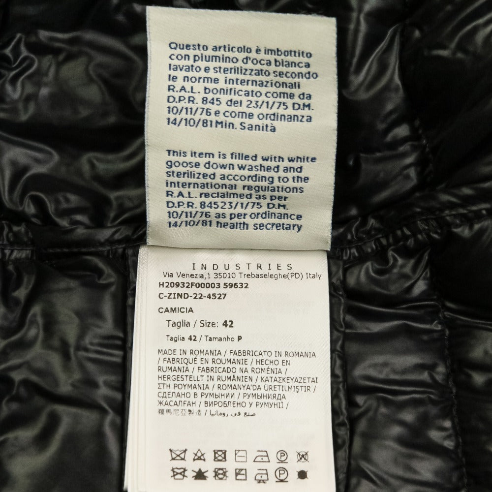 モンクレール CAMICIA ウールダウンジャケット