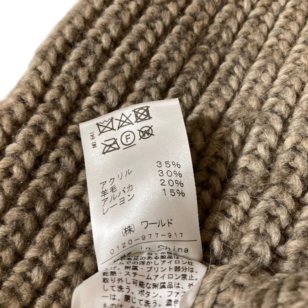 ドレステリア アルパカブレンドオーバーサイズニットセーター
