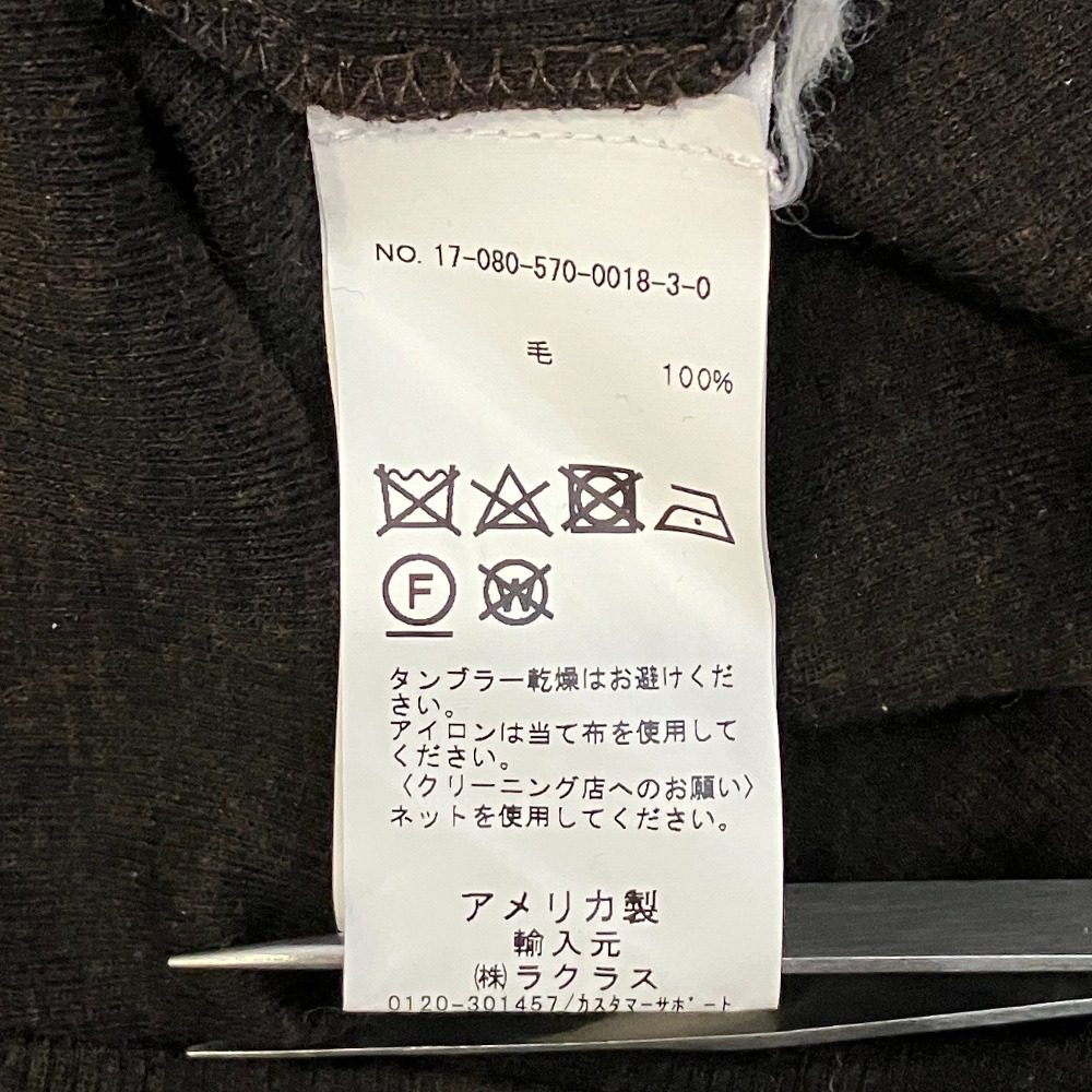 ローレンマヌーギアン ウールニットワンピース