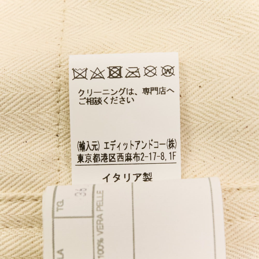 チンクアンタ ラムレザー ジャケット