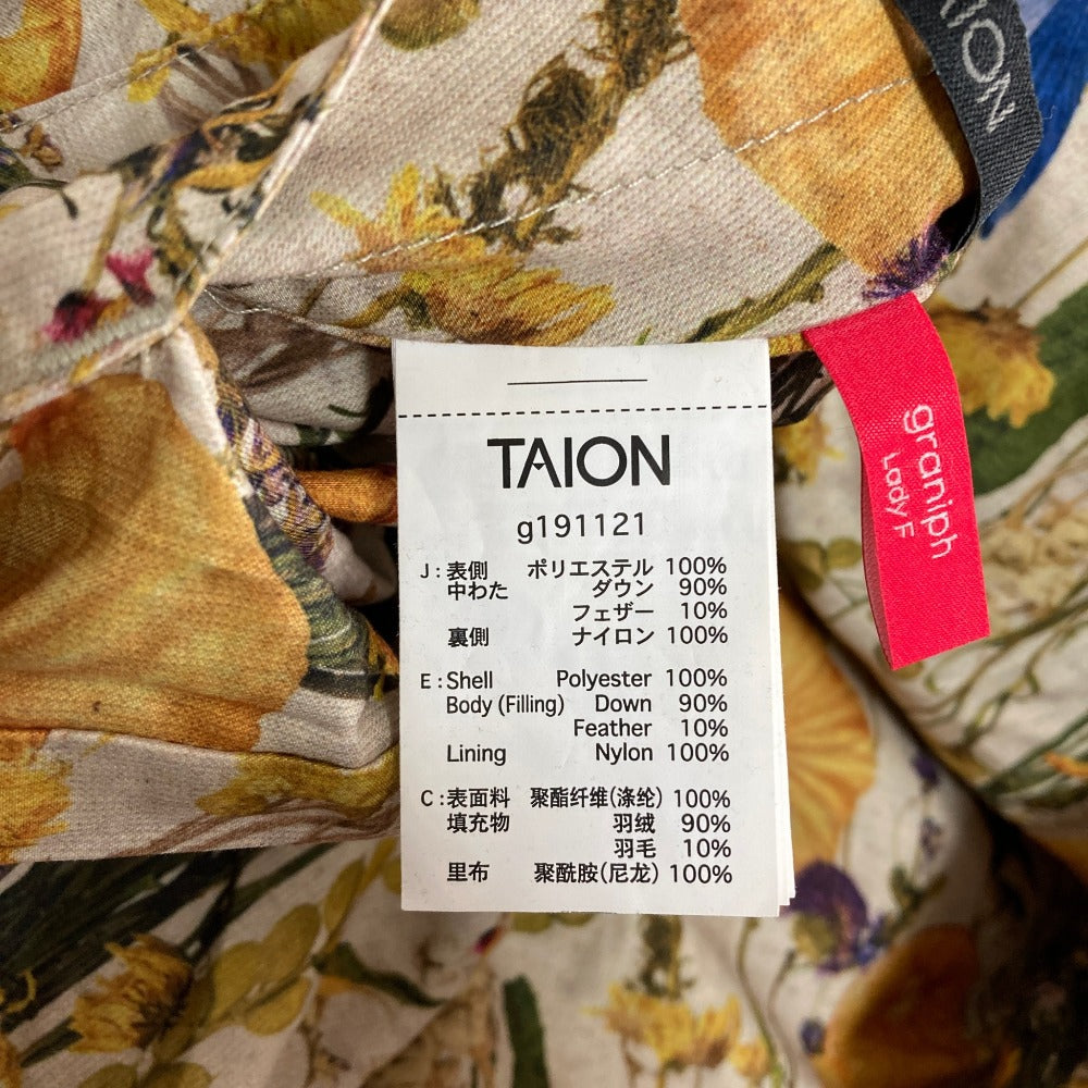 タイオン グラニフ別注 リバーシブルノーカラーダウンジャケット