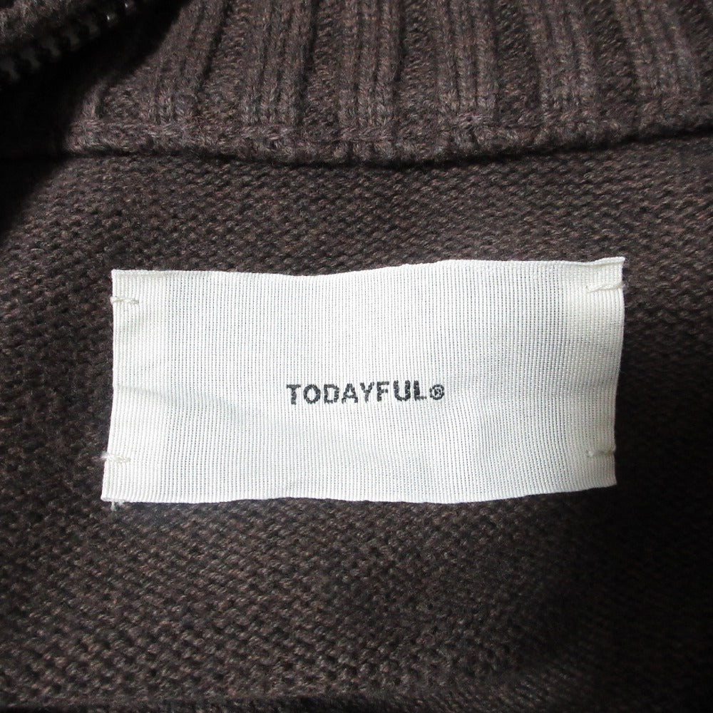 トゥデイフル Compact Zip Knit ニット