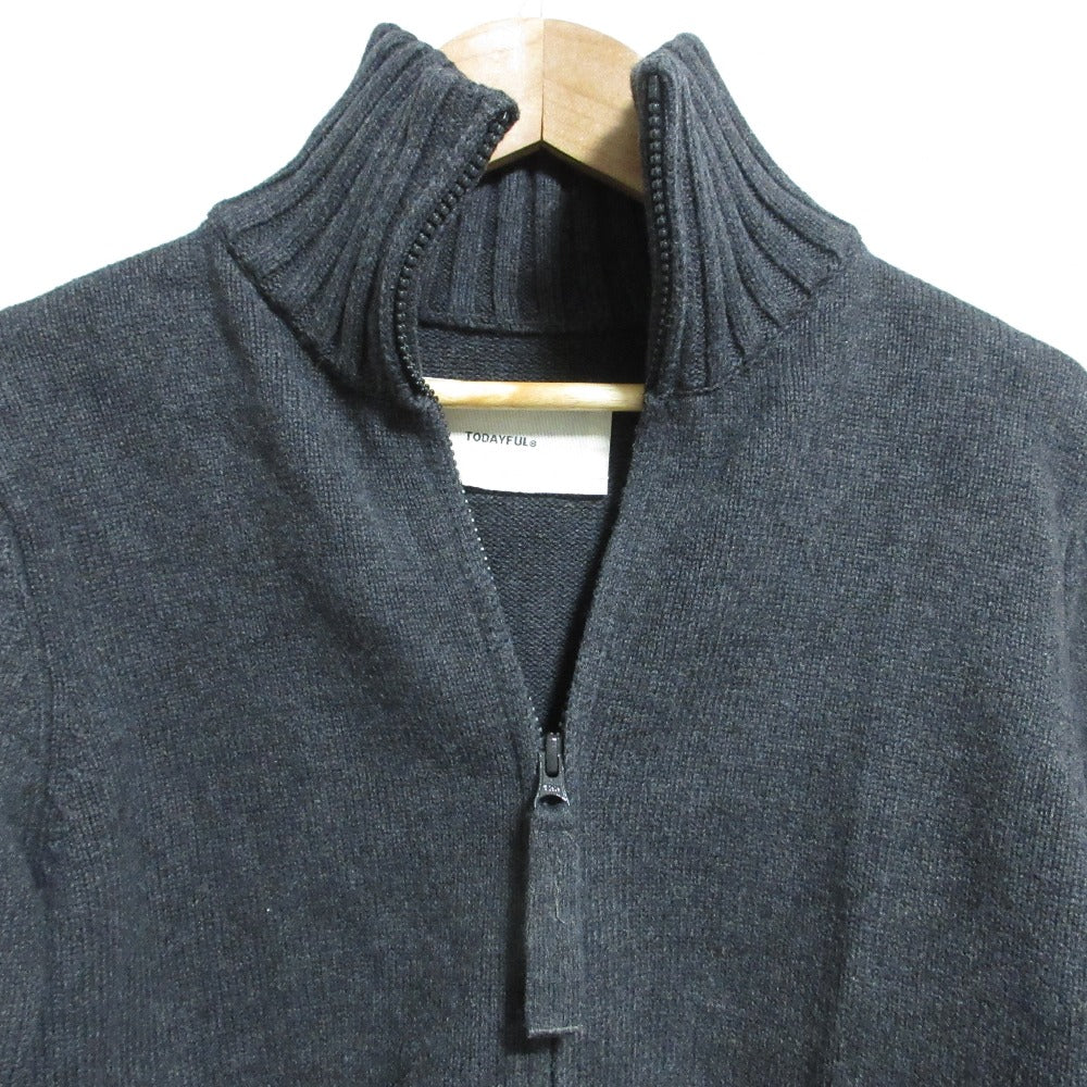 トゥデイフル Compact Zip Knit ニット