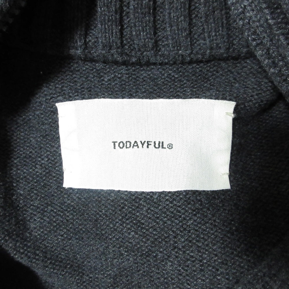 トゥデイフル Compact Zip Knit ニット