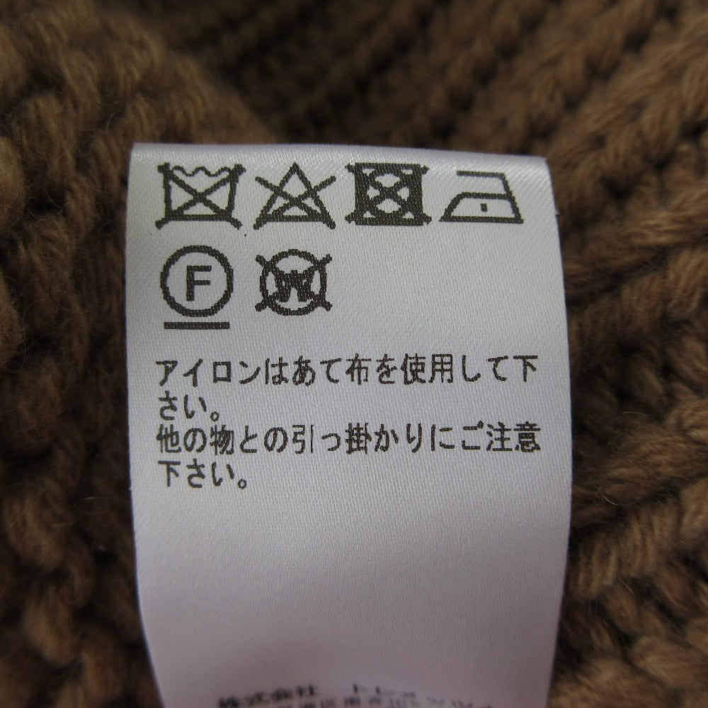 スカリオーネ ワコウ カシミヤノースリーブタートルニット