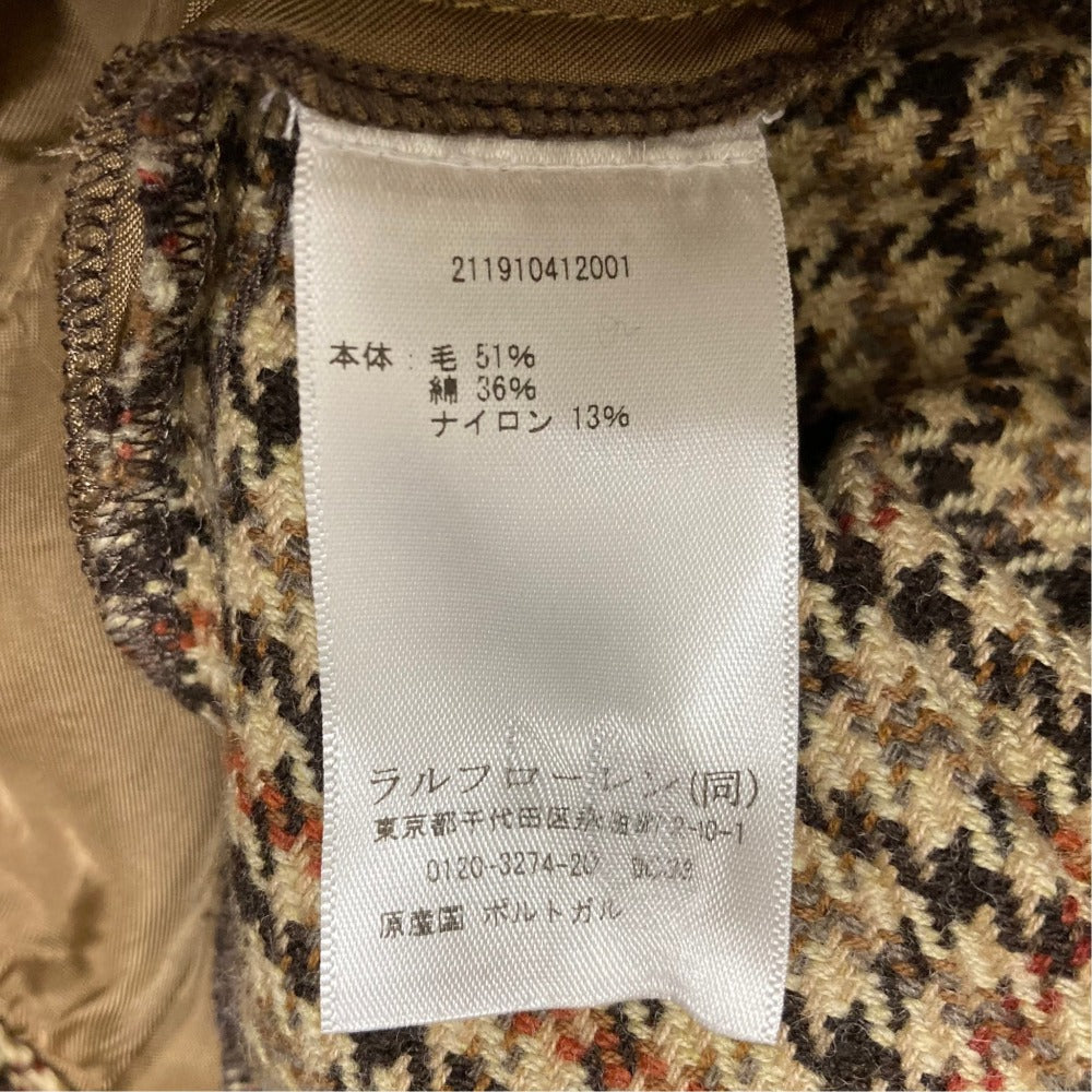 ポロラルフローレン 千鳥格子ウールパンツ